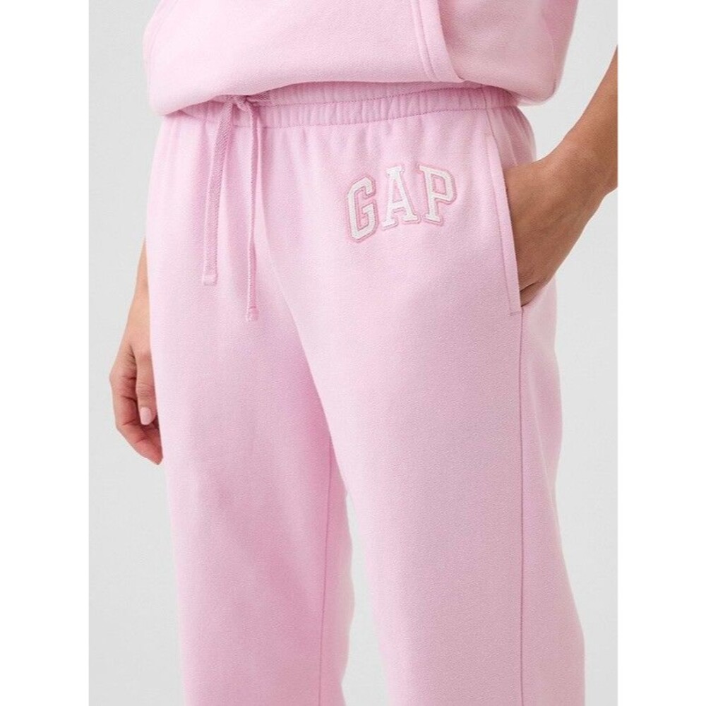 Gap Y2k Light Pink Patch Logo Sweatpants Joggers SZ XS